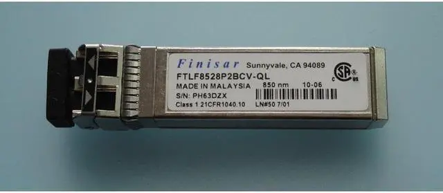 Alt view image 3 of 5 - Finisar 8Gbps SWL FC SFP+ Transceiver FTLF8528P2BCV-QL