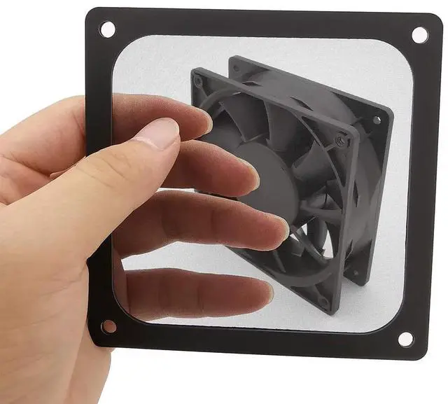 Alt view image 3 of 6 - Enlabs MGFLITER8CM 80 mm Magnetic Frame Black Nylon Mesh Dust Filter PC Cooler Fan Filter with Magnet , Dustproof Computer Case Cover