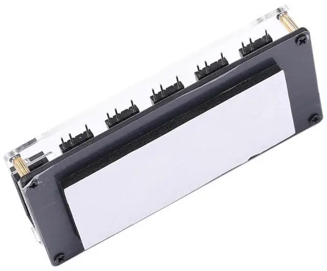 Alt view image 5 of 7 - EnLabs AURA SYNC 5V 3-pin RGB 10 Hub Splitter w/ PMMA Case, SATA Power 3pin ARGB Adapter Extension Cable for 3Pin Addressable RGB LED Strip Lighting,Fans & Cooler- 1.64ft Extension Cable Included