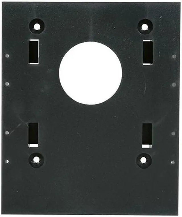 Alt view image 2 of 6 - 2 bay 2.5-Inch HDD/SSD to 3.5" Floppy Drive Bay Internal Hard Drive Adapter Plastic Mounting Bracket Converter Kit