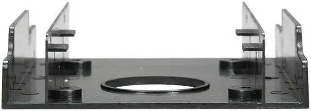 Alt view image 3 of 6 - 2 bay 2.5-Inch HDD/SSD to 3.5" Floppy Drive Bay Internal Hard Drive Adapter Plastic Mounting Bracket Converter Kit