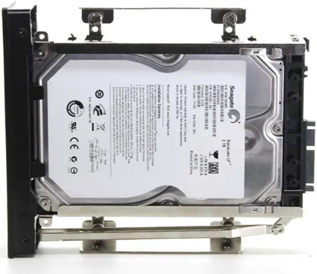 Alt view image 5 of 7 - Tool Free 5.25-Inch CD-ROM Space HDD Frame/Mobile Rack Converter Enclosure for PC Case,fit 3.5" SATA Hard Drive Disk installation