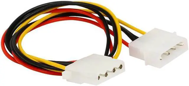 Main image of Molex 4pin Internal Power Extension Cable, Computer Power Supply PSU 12V/5V IDE 4-Pin Extender Cord for Hard Drive Disk HDD DVD CD-RW Combo - 14 Inches