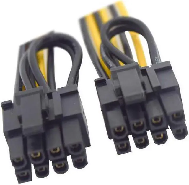 Alt view image 4 of 5 - EN-Labs GPU Power Splitter Cable, PCIe 6pin to 2 PCI Express 8 Pin Power Adapter Cable for Video Card, Gaming Graphics Card ,6 Pin to 6 2 Pin Internal Power Adapter - 6 Inches