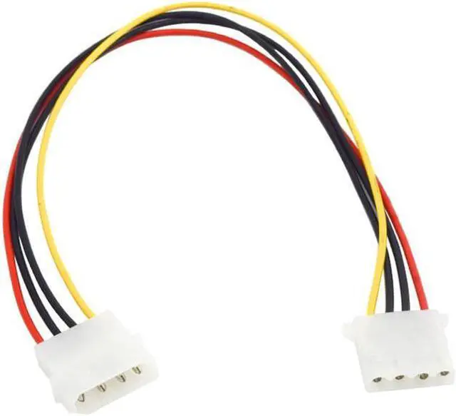 Alt view image 2 of 4 - Molex 4pin Internal Power Extension Cable, Computer Power Supply PSU 12V/5V IDE 4-Pin Extender Cord for Hard Drive Disk HDD DVD CD-RW Combo - 14 Inches