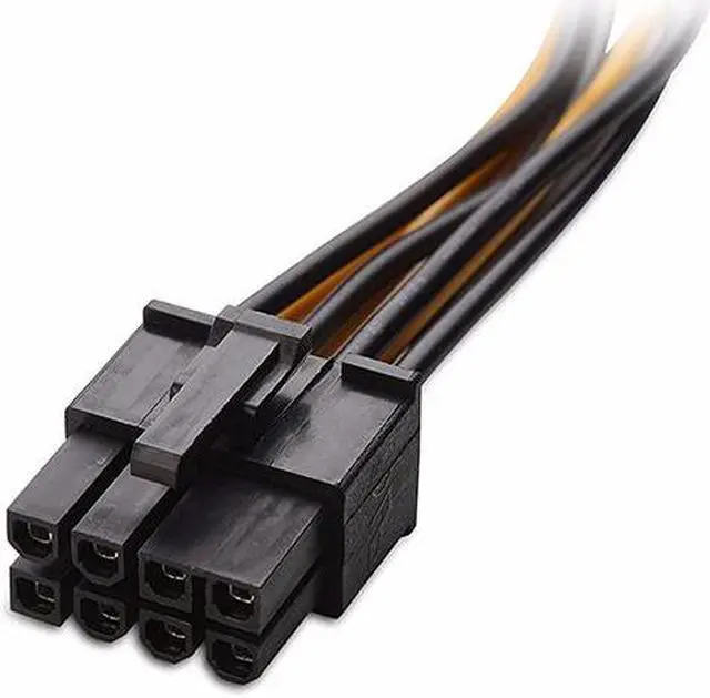 Alt view image 5 of 5 - 6 inch 2 x Molex 4 pin to 8-Pin PCI Express Video Card Pci-e  Converter Cable - Molex to Pcie 8 pin (6+2) Adapter