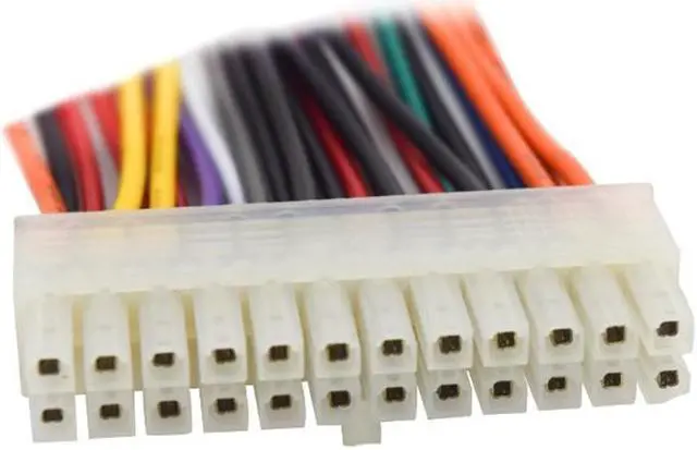 Alt view image 4 of 5 - EN-Labs 24 Pin Motherboard Power Extension Cable, Internal PC PSU ATX EPS 24Pin Male to 24-Pin Female Extension Power Cord - 8 Inches