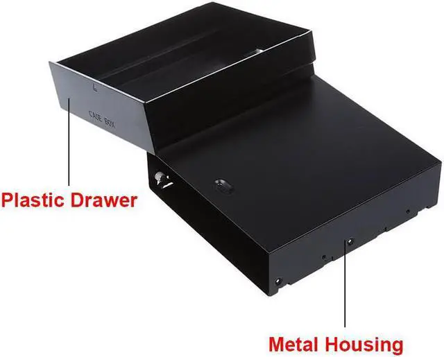 Alt view image 2 of 3 - Desktop Computer 5.25" Bay Case Box Rack Blank Organizer Drawer for Storage Devices,Memory Cards,USB Flash Drive, Accessories