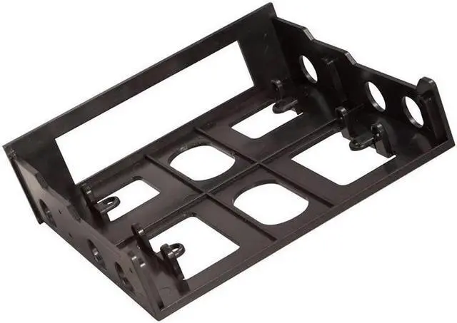 Alt view image 3 of 5 - 3.5 to 5.25 Floppy to Optical Drive Bay Mounting Bracket Converter for Front Panel,Internal Hub,Card Reader,Fan Speed controller