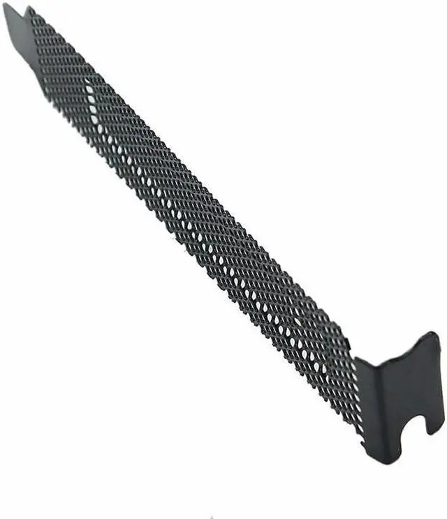 Alt view image 4 of 5 - 5pcs/lot Black Mesh Hard Steel PCI Slot Covers Bracket w/ Screws, Full Profile Expansion Dust Filter Blanking Plate for PCI