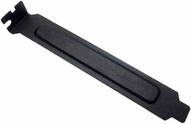 Alt view image 2 of 3 - 5pcs/lot Black Hard Steel PCI Slot Covers Bracket w/ Screws, Full Profile Expansion Dust Filter Blanking Plate for PCI