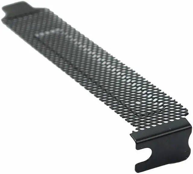 Alt view image 3 of 5 - 5pcs/lot Black Mesh Hard Steel PCI Slot Covers Bracket w/ Screws, Full Profile Expansion Dust Filter Blanking Plate for PCI