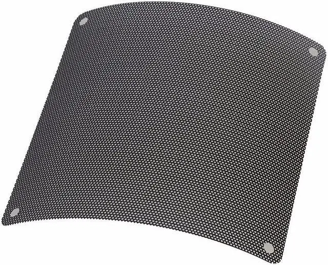 Alt view image 3 of 6 - 5pcs/lot 12CM Computer Mesh Black PVC PC Case Fan Cooler Dust Filter Dustproof Case Cover,120x120mm