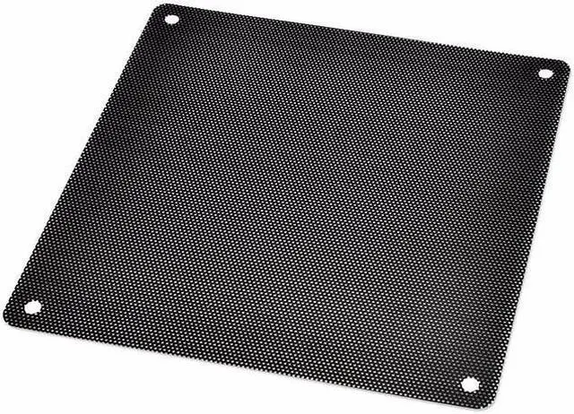 Alt view image 4 of 6 - 5pcs/lot 12CM Computer Mesh Black PVC PC Case Fan Cooler Dust Filter Dustproof Case Cover,120x120mm