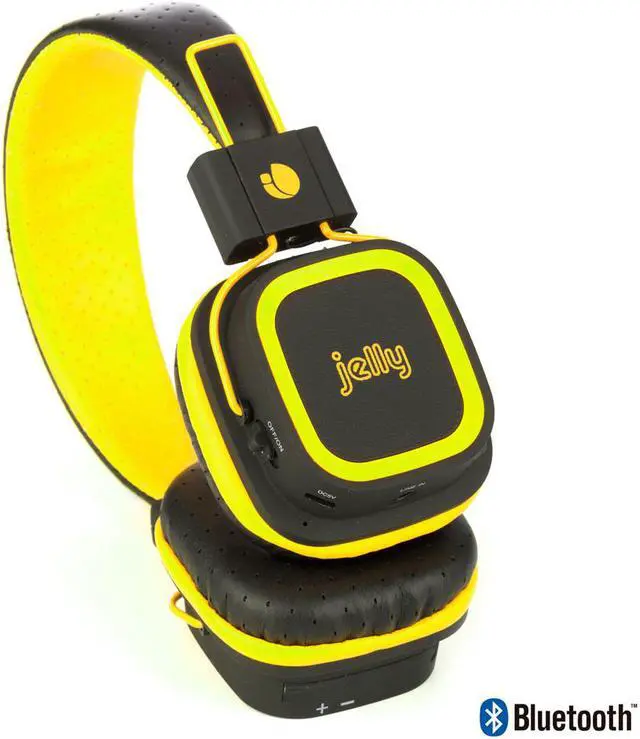 Alt view image 4 of 5 - NGS Artica Jelly Bluetooth Stereo Headphones with Micro SD Card Slot - Yellow