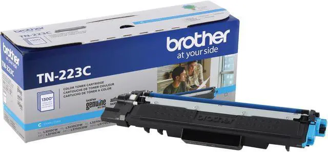 Main image of Brother International - TN223C - Brother Genuine TN-223C Standard Yield Cyan Toner Cartridge - Laser - Standard Yield -