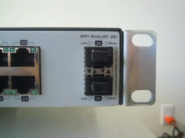 Alt view image 2 of 6 - HP J9856A ProCurve 2530-24G-SFP+ Switch 24x GBE 2 x 10GB SFP+ 24-Ports 10/100/1000