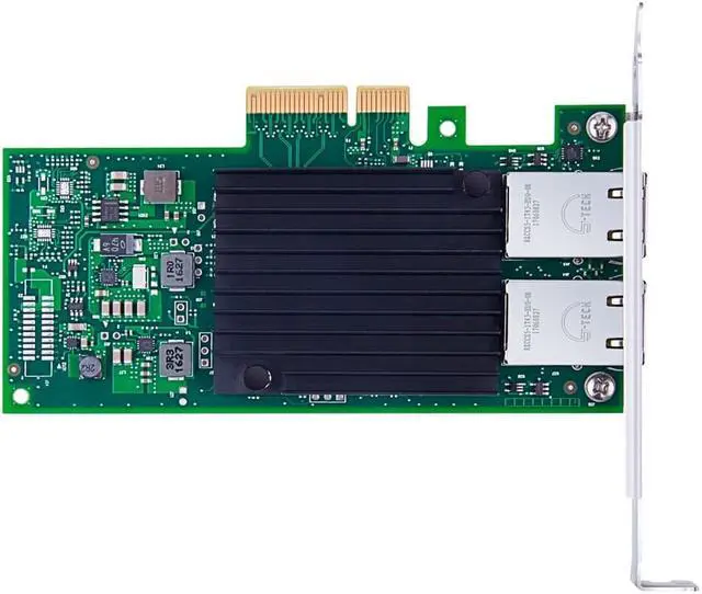 Alt view image 4 of 4 - For Intel X550-T2, 10GbE Converged Network Adapter(NIC), X550 Chipset, PCI-E X4, Dual RJ45 Copper Port CNA