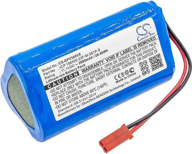 Main image of Vacuum Battery for Electropan ICP 186500-22F-M-3S1P-S Ilive V3s Pro V5 V5s 11.1V