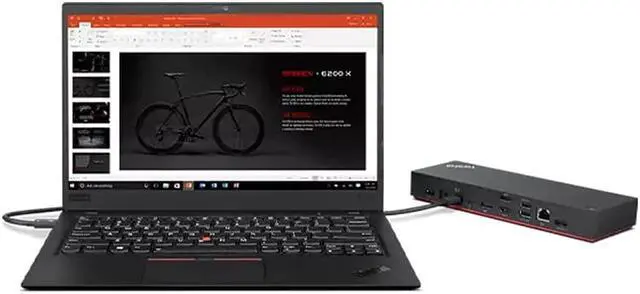 Alt view image 7 of 18 - Lenovo ThinkPad Universal Thunderbolt 4 Dock
