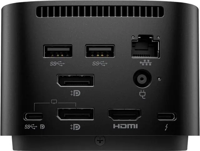 Alt view image 11 of 12 - HP Thunderbolt Dock 120W G4 (4J0A2AA#ABA) Port Replicator