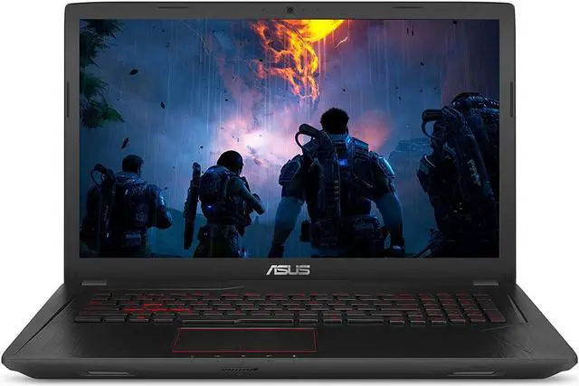 Alt view image 8 of 12 - ASUS Gaming (FX) - 17.3" GeForce GTX 1050 Ti - Intel Core i7-7700HQ  - 8 GB DDR4 Memory - - Windows 10 Home 64-Bit - Gaming Laptop - (FX73VE-WH71 )