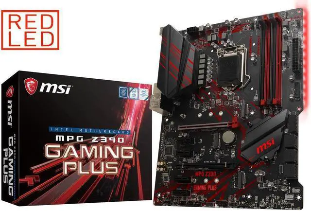Alt view image 11 of 11 - MSI MPG Z390 Gaming Plus LGA1151 M.2 USB 3.1 Gen 2 DDR4 ATX - Motherboard Only