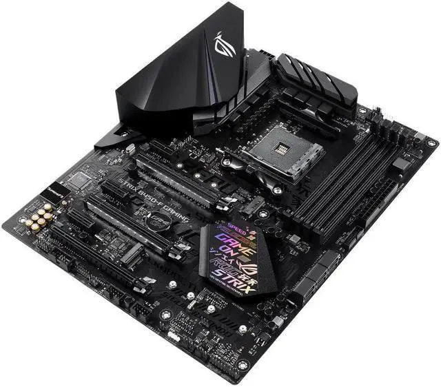 Alt view image 7 of 14 - ASUS ROG STRIX B450-F GAMING AM4 AMD B450 SATA 6Gb/s USB 3.1 HDMI ATX AMD Motherboard