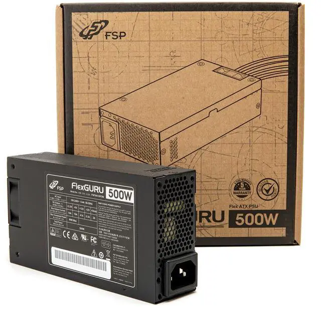 Main image of FSP Mini ITX Solution / Flex ATX 500W 90%+ Efficiency Full Range Active PFC Power Supply (Flex Guru FSP500-50FDB)