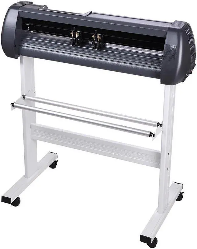 Alt view image 4 of 7 - 28" Vinyl Cutter Machine 720mm Sign Cutting Plotter Signmaster Software 3 Blades