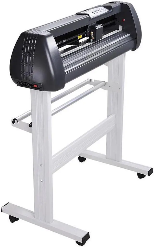 Alt view image 3 of 7 - 28" Vinyl Cutter Machine 720mm Sign Cutting Plotter Signmaster Software 3 Blades