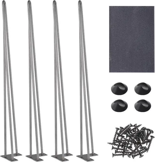 Main image of Yescom 34" Hairpin Legs Steel Rod Heavy Duty Furniture Leg Table Coffee Table Home