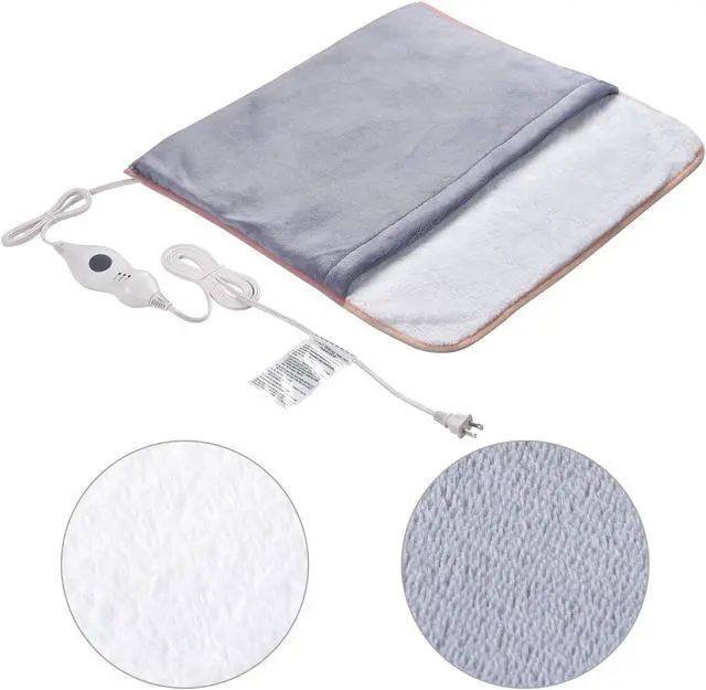 Alt view image 5 of 7 - Byootique 22" x 20" Electric Heated Foot Warmer Pad 3 Heat Settings Back Cramps Relief Home
