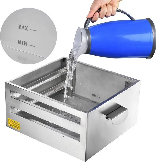 Alt view image 3 of 7 - WeChef 2 Layer Rice Noodle Roll Steamer Machine Stainless Steel Extra Tray Cheung Fun