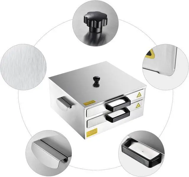 Alt view image 4 of 7 - WeChef 2 Layer Rice Noodle Roll Steamer Machine Stainless Steel Extra Tray Cheung Fun