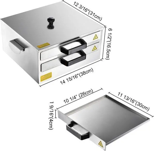 Alt view image 7 of 7 - WeChef 2 Layer Rice Noodle Roll Steamer Machine Stainless Steel Extra Tray Cheung Fun
