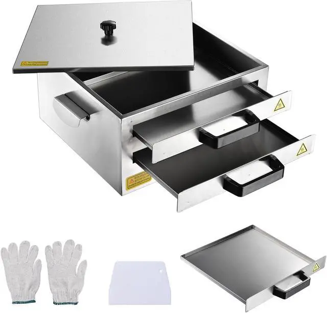 Main image of WeChef 2 Layer Rice Noodle Roll Steamer Machine Stainless Steel Extra Tray Cheung Fun