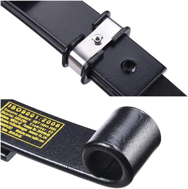 Alt view image 5 of 7 - Set of 2 Rear Leaf Springs for Club Car Precedent Golf Cart Heavy Duty Dual Action with Bushings
