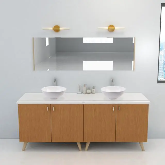 Alt view image 12 of 12 - 12" Vessel Sink Above Counter Washing Basin Bathroom Porcelain Sink with Drain Counter Top Basin