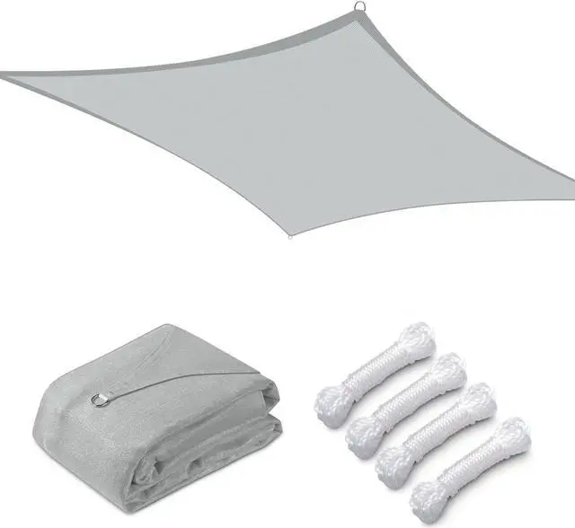 Alt view image 3 of 7 - Yescom 13x10 Ft 97% UV Block Rectangle Sun Shade Sail HDPE Canopy Cover Net Patio
