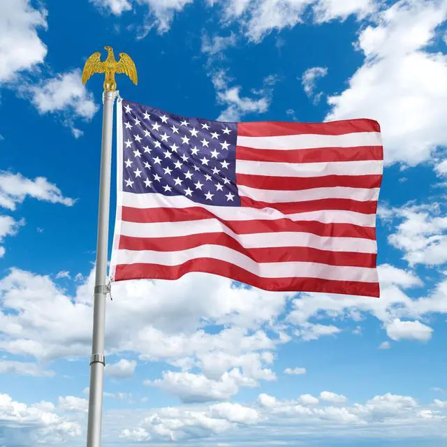 Alt view image 2 of 6 - Yescom 4x6 Ft US Flag Fade Resistance Bright Polyester Decoration Outdoor Club 2 Pack