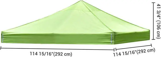 Alt view image 4 of 7 - InstaHibit InstaHibit 9.6x9.6Ft Replacement Pop up Canopy Top UV30+ Outdoor Party Home