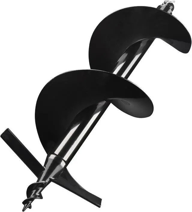 Alt view image 5 of 6 - Yescom 10" Earth Auger Bit Bulb Planter Tool Planting Flower Fence Post Garden Spiral Hole Gardening Project
