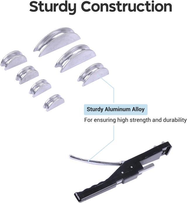Alt view image 4 of 7 - 1/4" to 7/8" O.D. Tubing Bender Kit Refrigeration Ratcheting Pipe Bending Tool