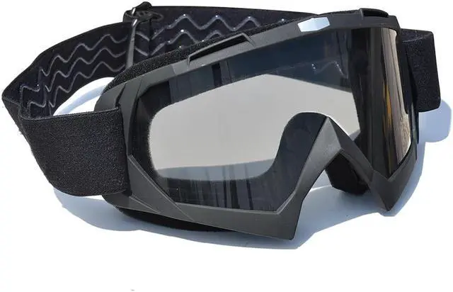 Alt view image 2 of 7 - AHR GOG01 Motorcycle Goggles Riding Motocross Snowmobile Dirt Bike Off Road ATV Lens