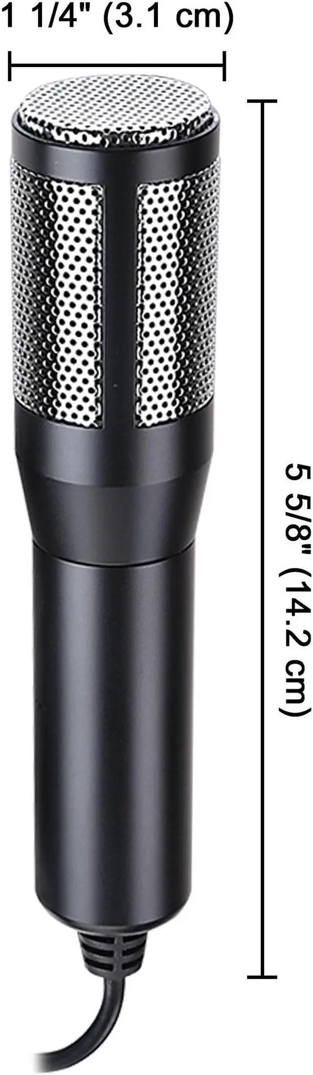 Alt view image 5 of 7 - Condenser USB Microphone w/ Tripod Stand for Game Chat Studio Recording Laptop Computer