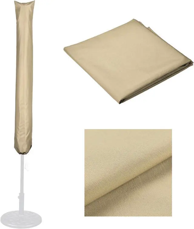 Alt view image 6 of 12 - Outdoor Patio Umbrella Protective Cover Bag Polyester UV Resistance 7 to 10 Ft