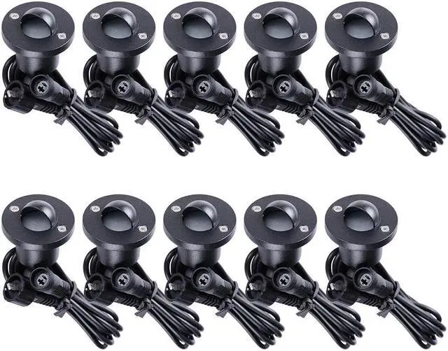 Main image of 10x LED Deck Stair Light Waterproof Yard Garden Pathway Patio Landscape 12V Lamp