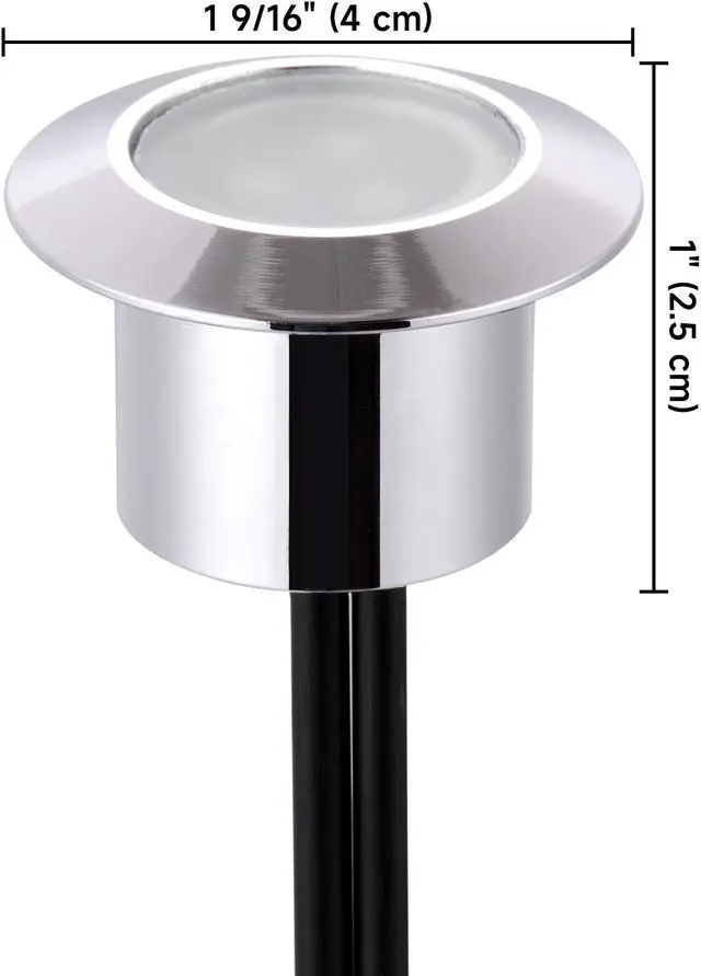 Alt view image 7 of 7 - 10x Deck Light Decor Garden Outdoor Romantic Beauty Stair Lamp Cool White Hotel