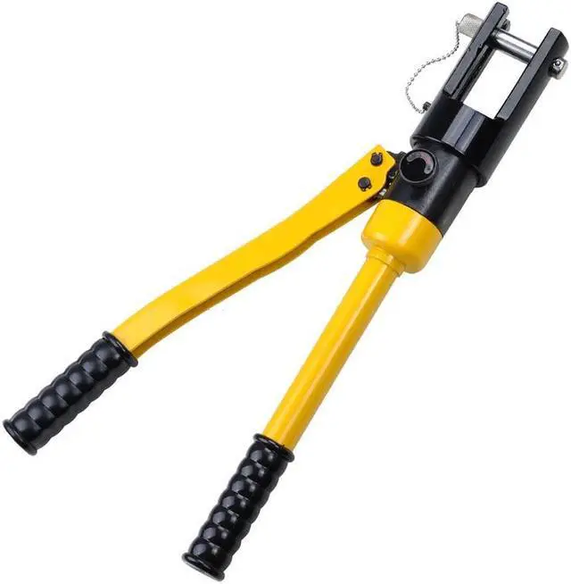 Alt view image 7 of 7 - 16 Ton Hydraulic Wire Crimper Crimping Tool 11 Dies Battery Cable Lug Terminal